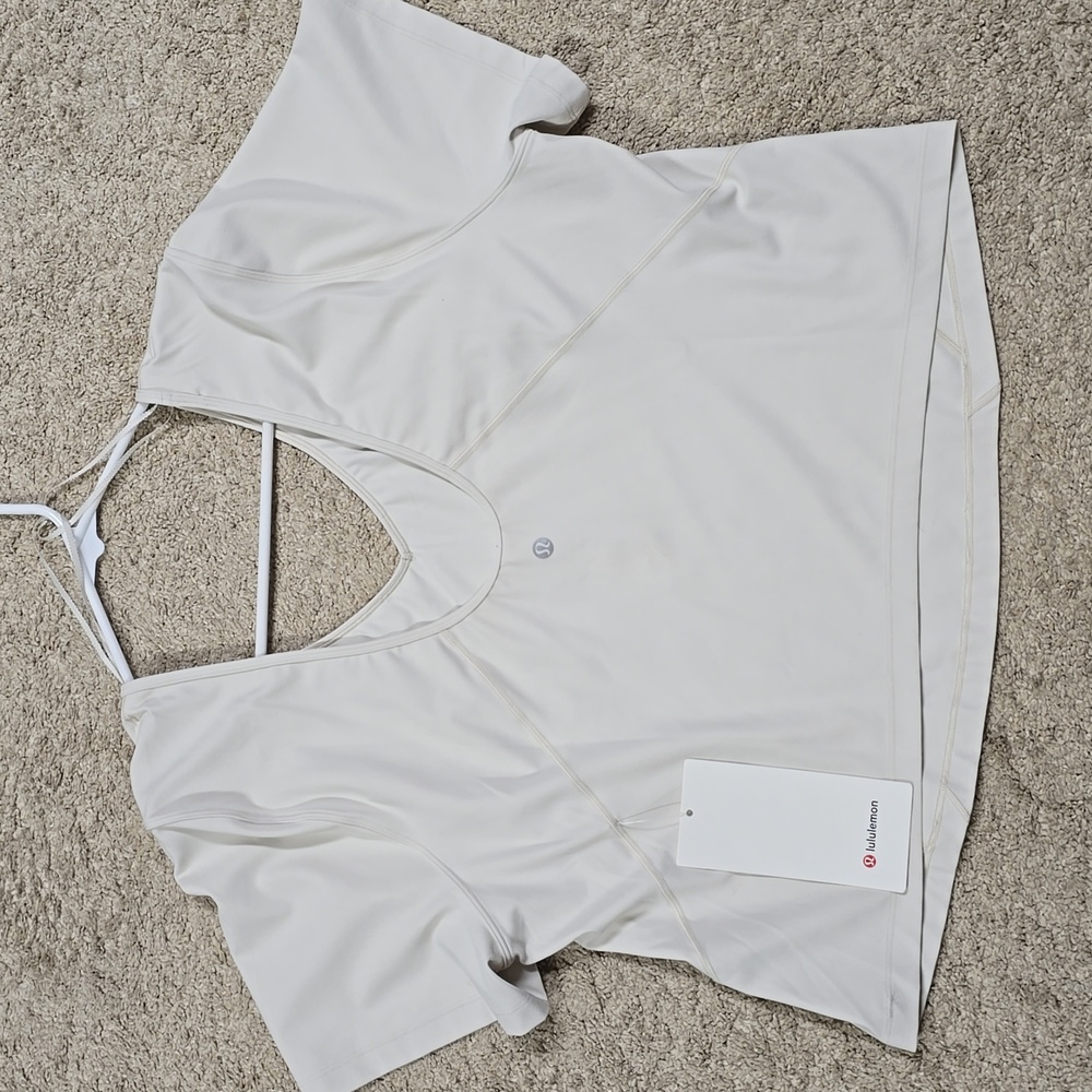 NWT Lululemon NULU Align T-Shirt *White Opal - Picture 5 of 7